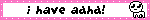 Blinkie:I have adhd!